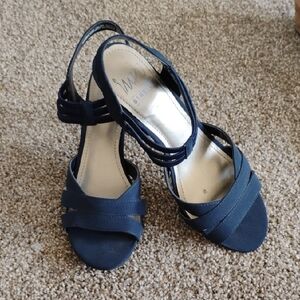 Elegant Navy Blue Women's Sandals